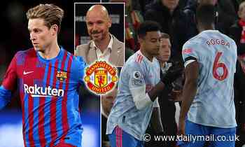 Manchester United confident of cut price deal of £50m for Barcelona midfielder Frenkie De Jong