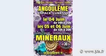 Annulé : 1er Salon Minéraux Fossiles Bijoux d'ANGOULEME Angoulême 2022 : dates, horaires, tarifs, exposants - Journal des spectacles
