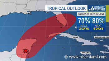 Heavy Rain Headed for South Florida by 1st Likely System of 2022 Hurricane Season