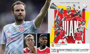 Manchester United confirm Juan Mata exit as exodus continues