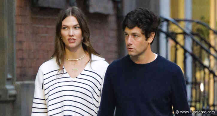 Karlie Kloss & Husband Joshua Kushner Hold Hands Walking to Dinner in NYC
