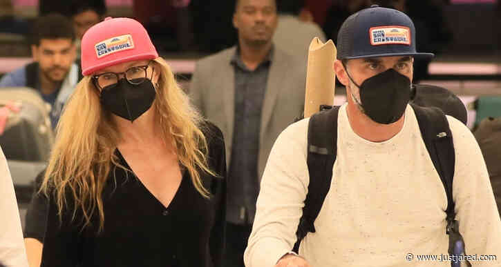Connie Britton Makes Rare Appearance with Boyfriend David E Windsor While Jetting Into LAX