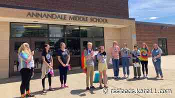 On the first day of Pride Month, Annandale High School students stage walkout