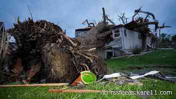 Video reveals extent of tornado damage in Forada, MN; NWS reports tornado damage in Eagle Bend, Plato