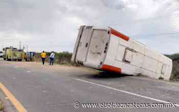 Volcadura en carretera de Fresnillo deja 11 personas heridas - El Sol de Zacatecas