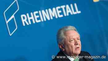 Waffenschmiede Rheinmetall: Konzernchef Armin Papperger erwartet Umsatzverdoppelung bis 2025