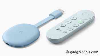 Chromecast With Google TV to Launch in India and 11 Other Countries: Report