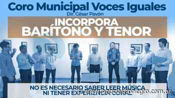 Incorporaciones al Coro Municipal de Voces Iguales en Roca - Noticias Río Negro