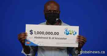 $1M Lotto Max winner from Ancaster likely to buy a home with his winnings