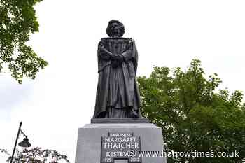 Margaret Thatcher statue unveiled despite protests - Harrow Times