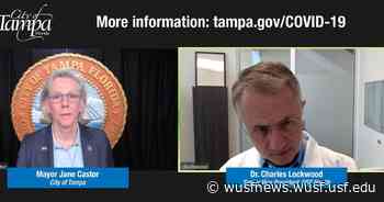 Tampa Mayor Jane Castor urges vaccinations and boosters during a virtual coronavirus update - WUSF News