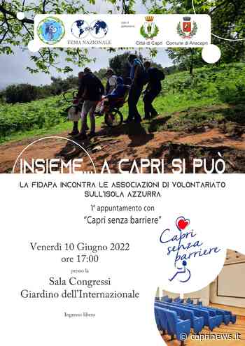 Insieme... a Capri si può. La Fidapa incontra le associazioni di volontariato presenti sul territorio: si inizia con "Capri senza barriere" - Capri News