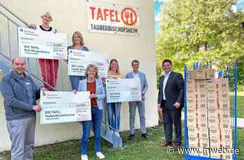 Main-Tauber-Kreis: 16000 Euro für die vier Tafeln - Tauberbischofsheim - Nachrichten und Informationen - Fränkische Nachrichten