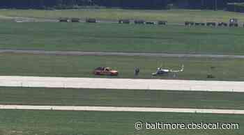 Aircraft Skids Off Runway At Martin State Airport