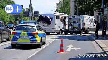 Dresden: Verkehrsunfall mit drei Fahrzeugen an der Nossener Brücke - dnn.de