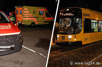 Mann (55) wird in Dresden von Straßenbahn erfasst: Schwer verletzt! - TAG24
