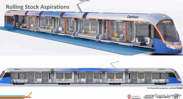 Project Connect previews light rail vehicle designs