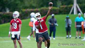 Fins' Tua pushes back on arm strength criticism