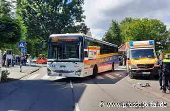 POL-STD: 43-jähriger Fußgänger am Stader Bahnhof von Bus touchiert und schwer verletzt
