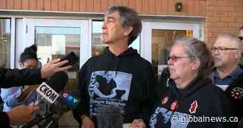 Dozens gather at provincial court as accused in Megan Gallagher homicide makes first appearance