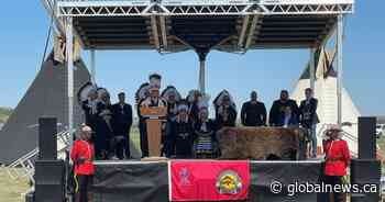 Trudeau at Siksika First Nation for $1.3B settlement and signing ceremony