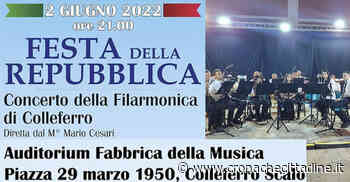 Colleferro. 2 Giugno. Un concerto della Banda Filarmonica di Colleferro per celebrare la Festa della Repubblica Italiana - Cronache Cittadine