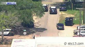 Alvin Texas police activity: SkyEye captures sizable officer response on Dumble Street - KTRK-TV