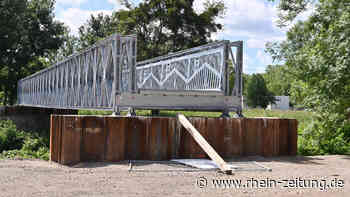 Christinensteg in Sinzig: Wann Anrampung kommt - Kreis Ahrweiler - Rhein-Zeitung