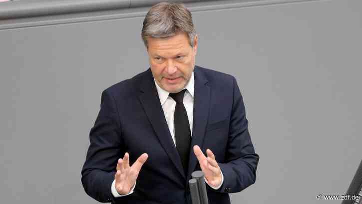 Vizekanzler im Bundestag: Habeck: "Die russische Wirtschaft bricht ein" - ZDFheute