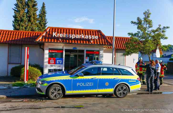 Zeugensuche in Donzdorf: Sprengung von Geldautomaten misslingt - Göppingen - Stuttgarter Nachrichten
