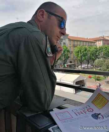 Frecce Tricolori su Cuneo, prove per Raduno dei bersaglieri - Piemonte - Agenzia ANSA