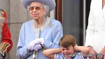 Prince Louis steals the show during the Trooping of Colour ceremony