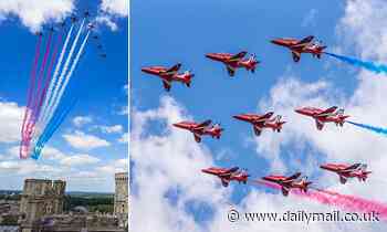 Red Arrows, who've mastered the art of remaining conscious when battling G-force...