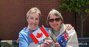‘We grew up together’: Pen pals in New Brunswick, Australia meet 57 years later