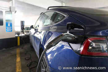 12 more electric vehicle chargers open at Victoria's View Street parkade – Saanich News - Saanich News