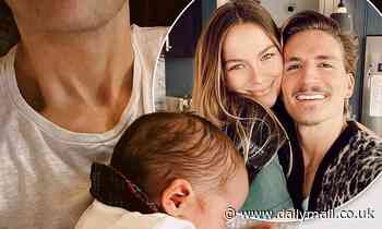 Made In Chelsea's Oliver Proudlock shares snap of himself cradling baby daughter Bonnie Lou - Daily Mail