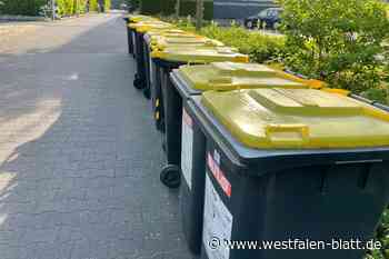 Müllabfuhr streikt auch in Steinhagen - Westfalen-Blatt