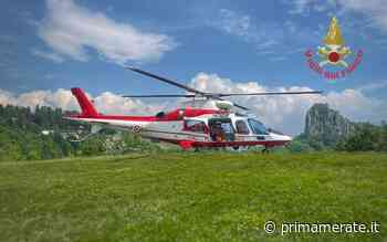 Bloccato in un canalone, salvato dai Vigili del Fuoco - Prima Merate