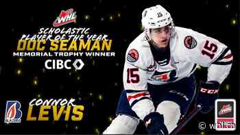Blazers forward Levis awarded Daryl K. (Doc) Seaman Memorial Trophy as 2021-22 WHL Scholastic Player of the Year – WHL Network - Western Hockey League