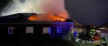 Einsatz: Doppelhaushälfte in Blomberg brennt – Drei Vögel gerettet - Lokal26