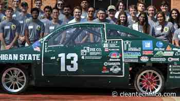 MSU’s Solar Racing Team Shows Off Aurora, Their Green Racing Machine - CleanTechnica