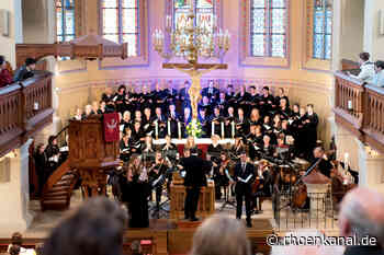 Begeisterung in Tann - Pfingstkonzert mit Chor & Blechbläsern am 5.6.22 - Rhönkanal