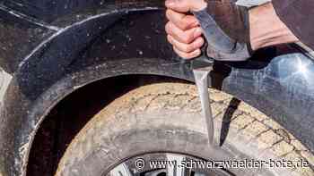 Polizei in Schramberg - Unbekannter zersticht Autoreifen in Sulgen - Schwarzwälder Bote