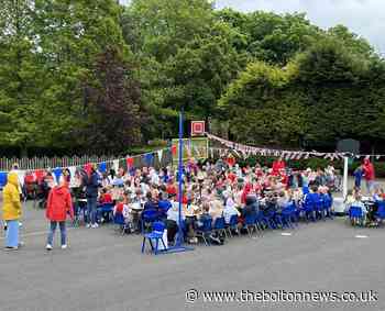 St Peter's CE Smithills Dean pupils  celebrate Queen's Jubilee with original song