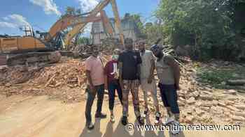 City-owned vacant collapses onto West Baltimore community garden - Baltimore Brew