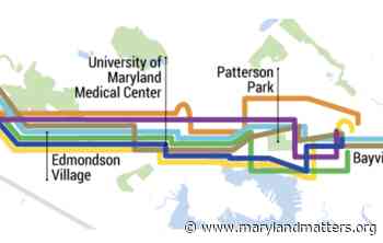 MTA Unveils Seven East-West Transit Options for Baltimore; Public Input Sought - Josh Kurtz