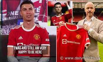 Cristiano Ronaldo seemingly confirms he WON'T quit Man United as he hails Erik ten Hag 