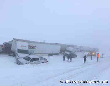 Multi-vehicle accident on Highway 1 near Caronport - DiscoverMooseJaw.com
