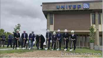 United breaks ground new Denver flight training center