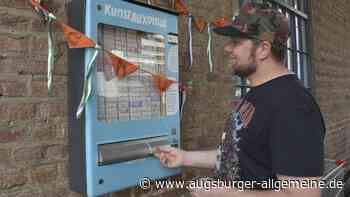 Löweneck-Schule bestückt Kunstauxomat im Stadtmarkt